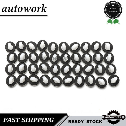 50Pcs Body Side Moulding Retainer Clips with Sealer for Hyundai for Kia 87702-H1000