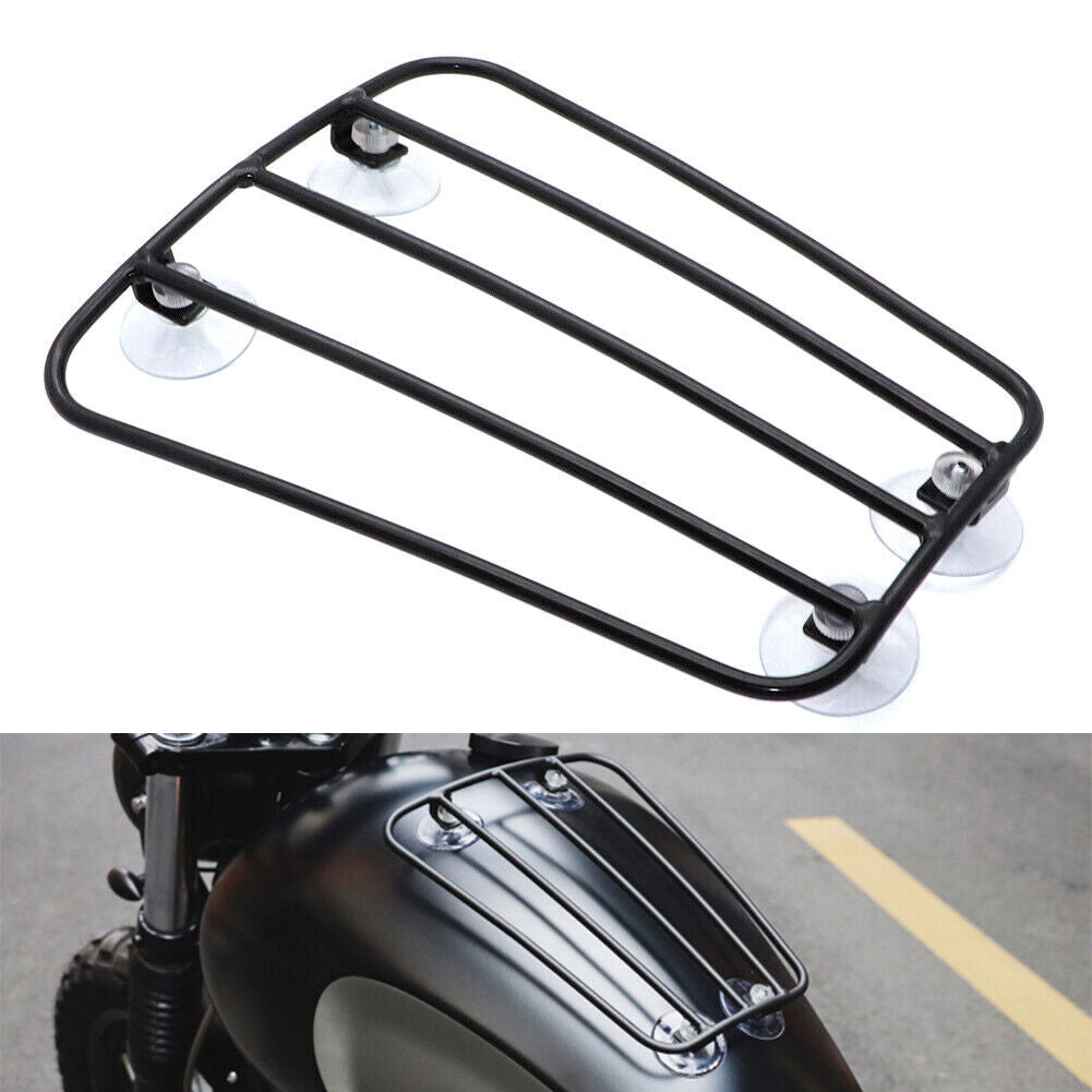 Motorcycle 4 Suction Cup Fuel Gas Tank Sucker Parcel Rack Fit for Harley for Triumph