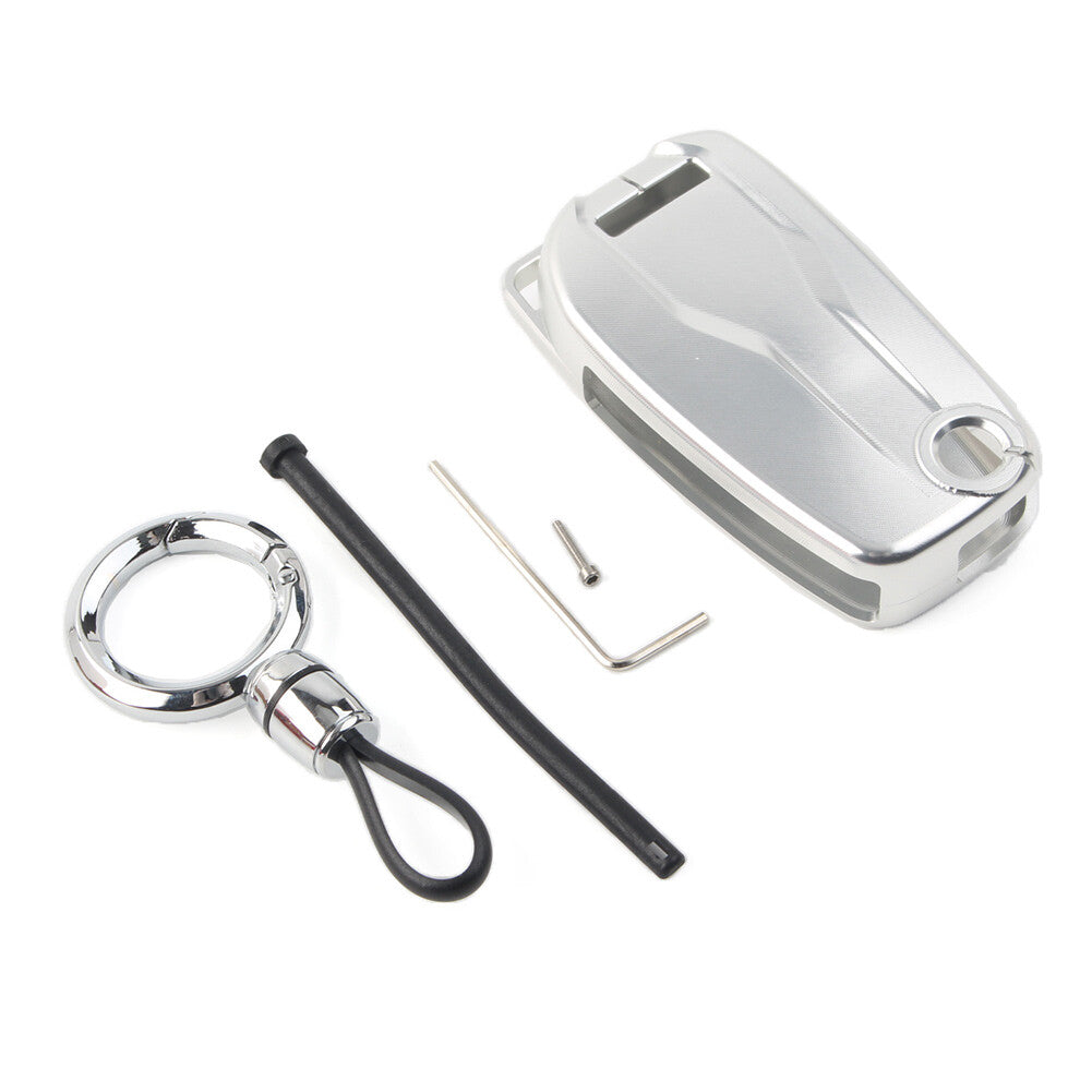 Silver Aluminum Key Case Shell Cover for Ducati Diavel mts1260s/950s/1260 Enduro