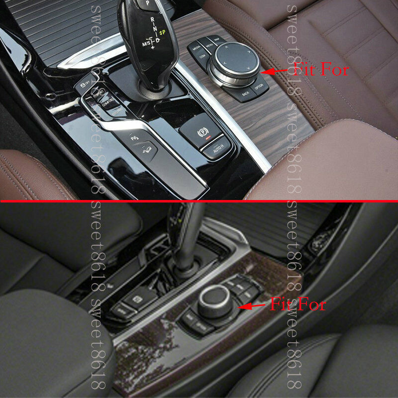 Chrome ABS Center Multimedia Panel Cover Trim for BMW X3 X4 G01 G02 18-19 1pcs