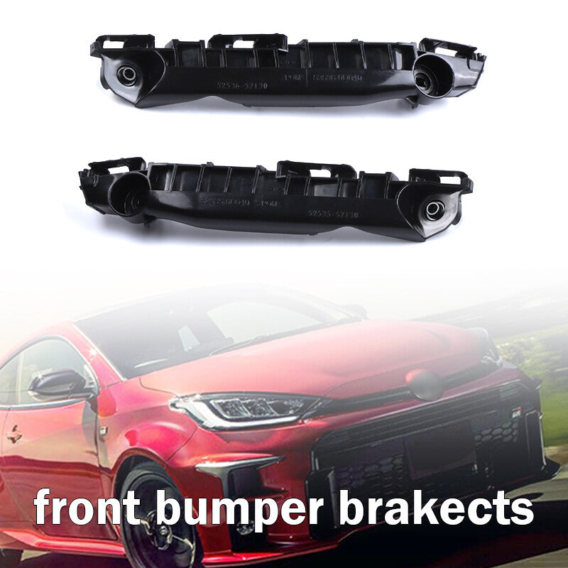 Front Left Right Bumper Bracket Set Plastic For 2007-2011 for Toyota Yaris Hatchback