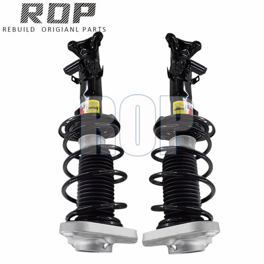 Pair Front Shock Strut Assemblies w/ADS for Mercedes W212 W218 CLS63 E63 AMG RWD