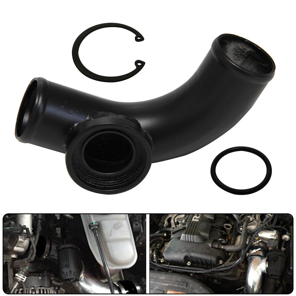 90 Degree 2 51mm Flange Adapter Piping For HKS SQV BOV Blow Off Valve Tube Pipe