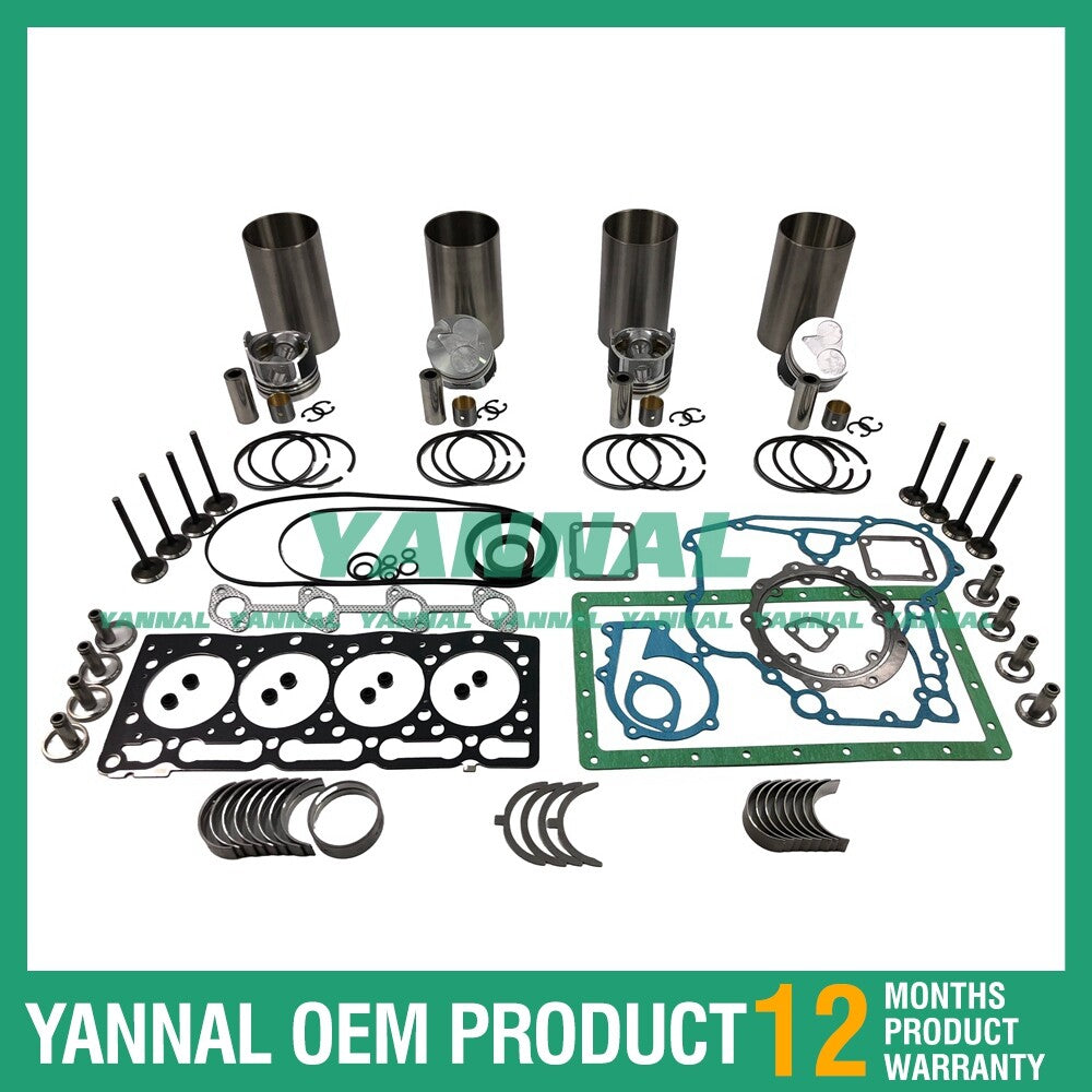 overhaul and rebuild kit for Kubota engines V1505, V1505D, V1505-E, V1505T.