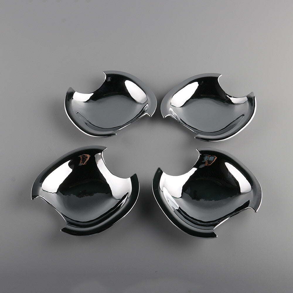 4x Door Handle Cup Bowl Bezel Cover Trim Chrome for Toyota for Camry 2012-2014