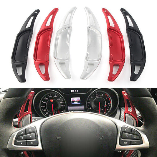 Steering Wheel Shift Shifter Paddle for Benz GLA45 SL63 A45 C63 E63 S65 BLK