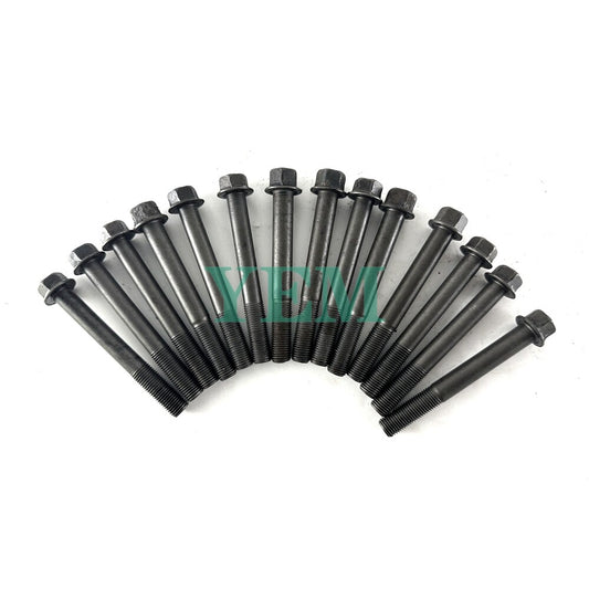 1 Set Engine Head Bolt 14pcs For Yanmar 3TNM74 Engine 3TNM74 Cylinder Head Bolt