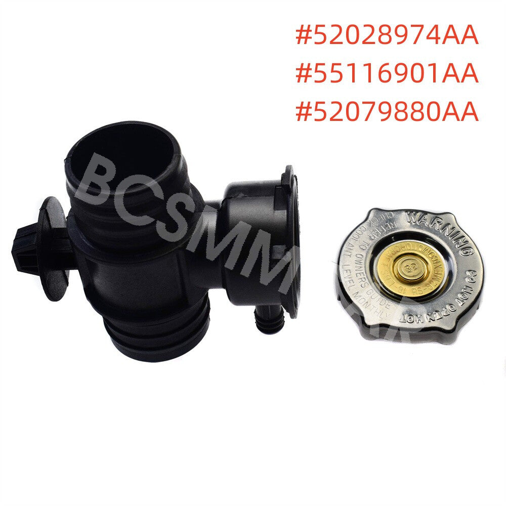 Radiator Coolant Filler Neck Hose Connector Fit For 2008-2012 for Dodge Avenger 2.4L