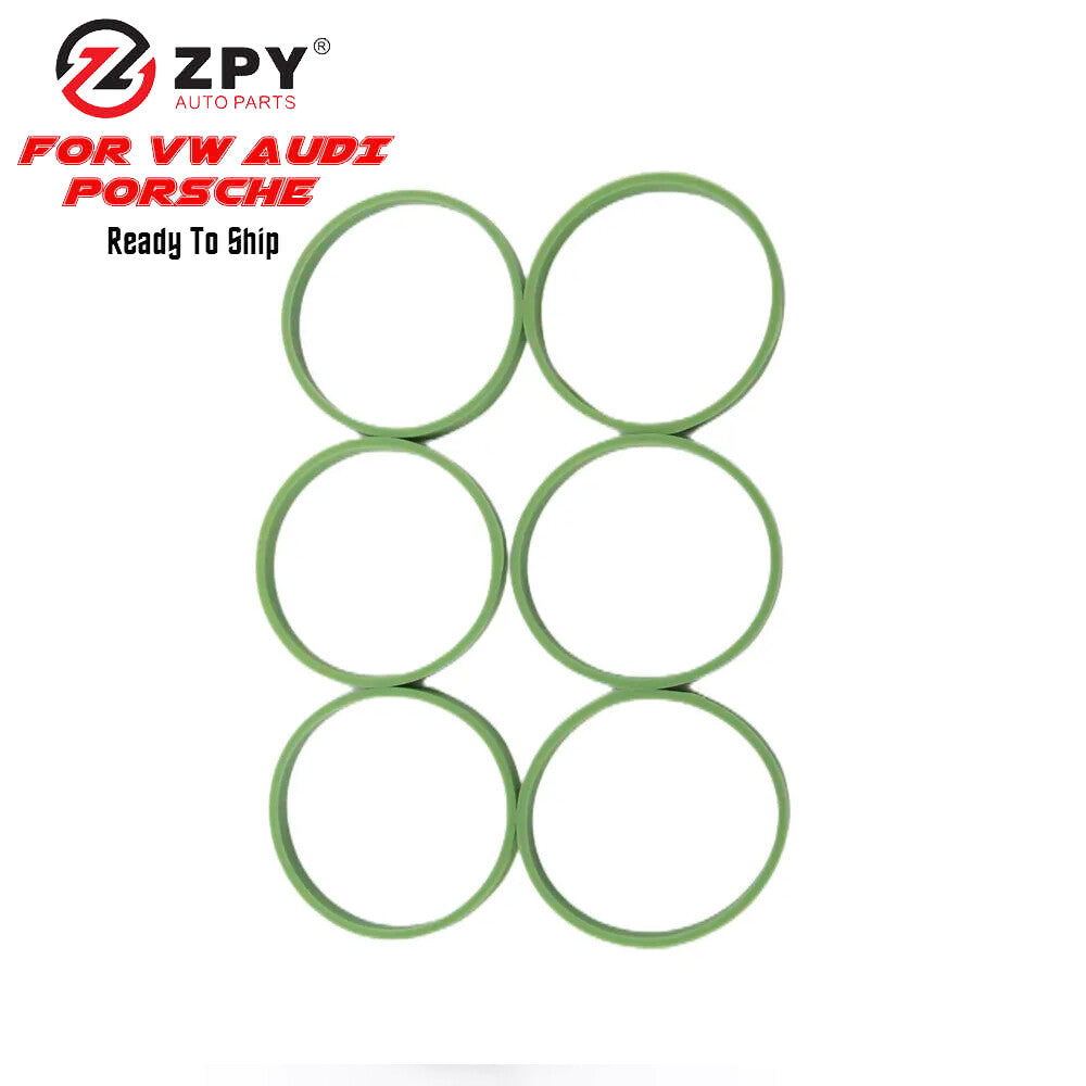 ZPY 6pcs for Audi A4 A6 A5 Quattro 3.2L 05-11 Intake Manifold Gasket 06E198717