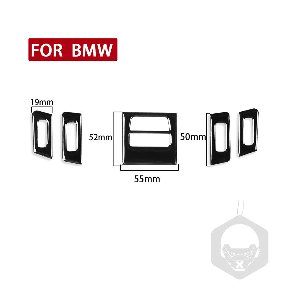 for BMW 3 Series E90 E92 E93 2005-2012 Black Air Conditioner Outlet Vent Cover¡Á5