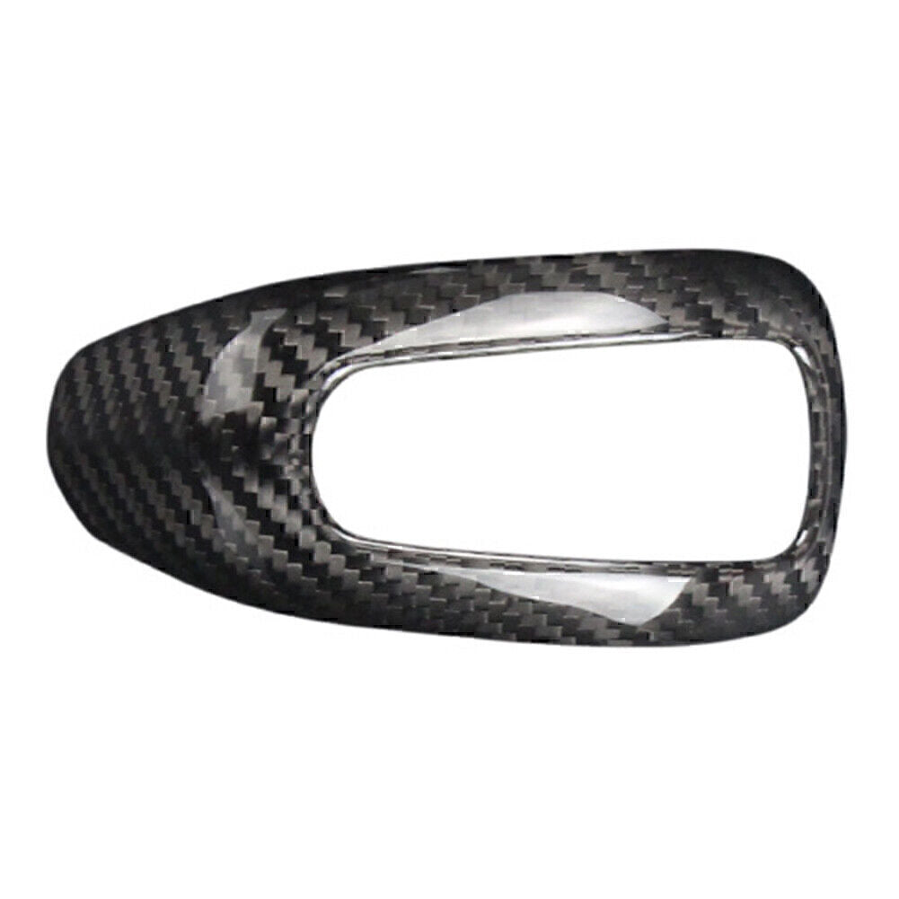 Carbon Fiber Car Gear Shift Knob Cover Trim Fit for Cadillac XT4 2018-2020 2019
