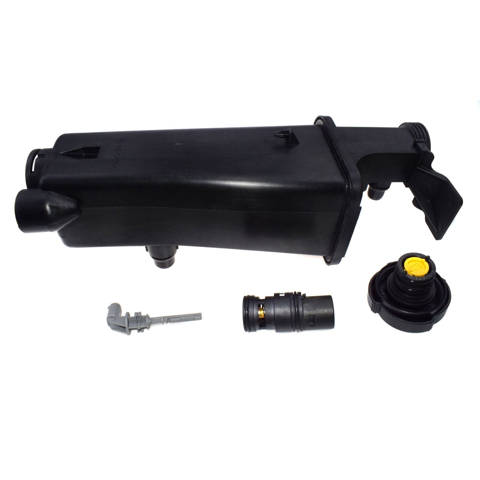 for BMW X3 X5 325 328 Radiator Coolant Expansion Tank + Thermostat + Sensor Kit