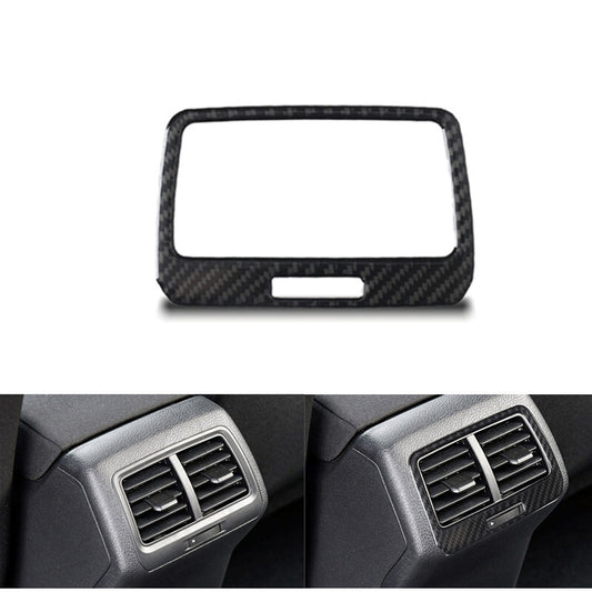 for VW for Golf MK7 2013-2019 Carbon Fiber Car Rear Air Condition Vent Cover Trim