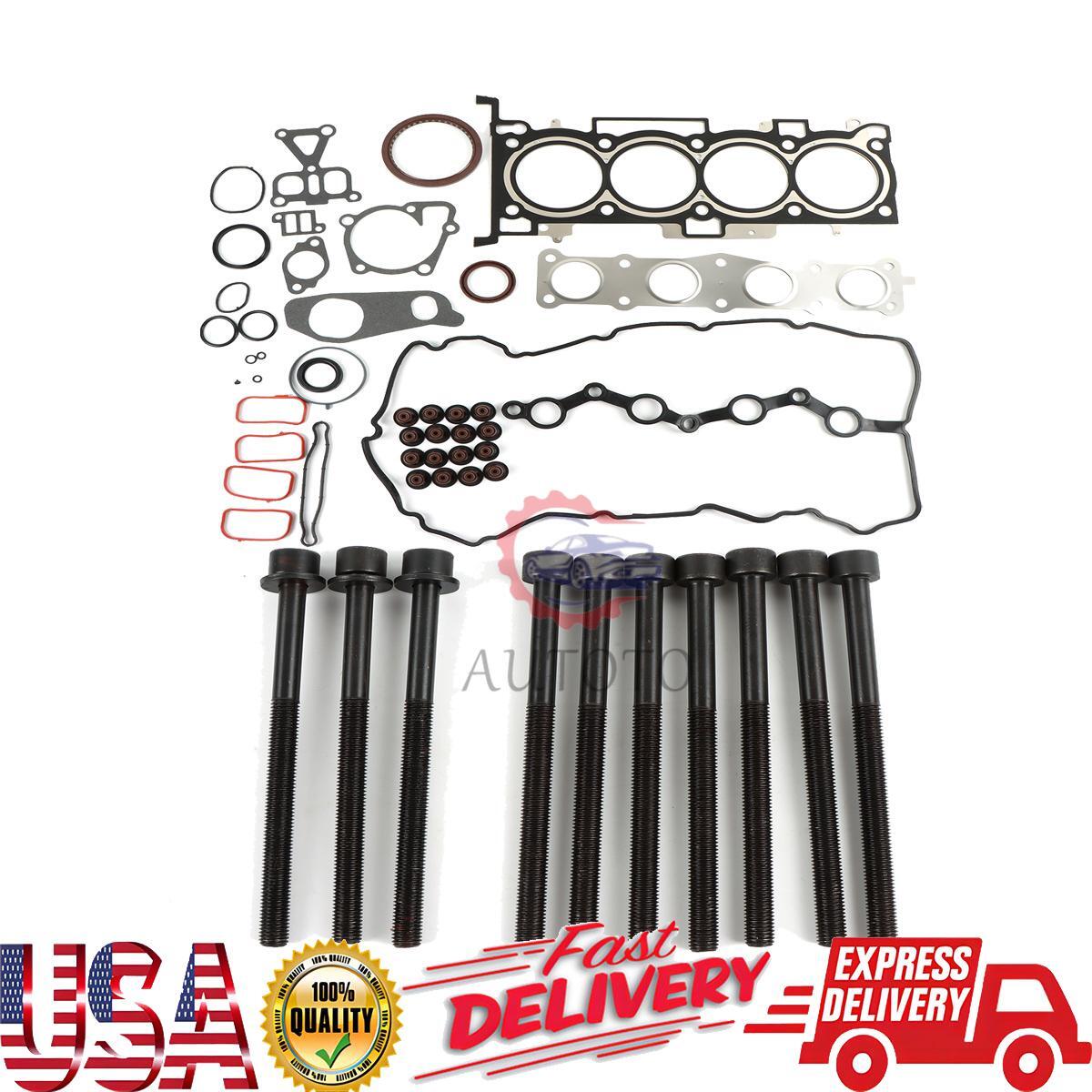 G4KH Engine Overhaul Gasket Set Cylinder Head Bolts Set 22321-25000 for Hyundai