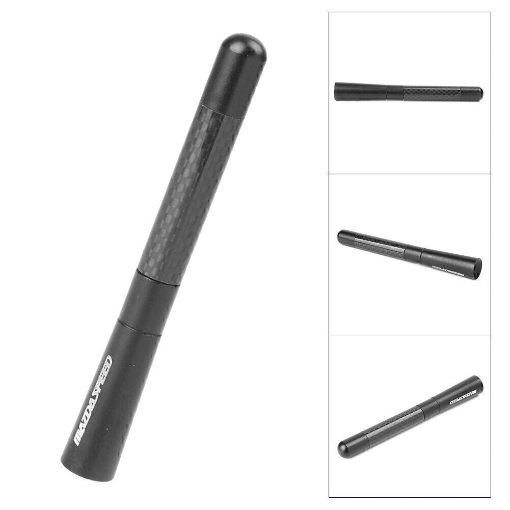 Universal 4.7 12CM Short Carbon Fiber Car Aerial Antenna for Mazda 2 3 6