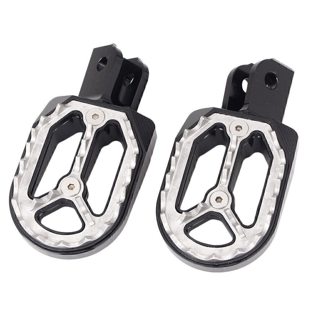 2x Motorcycle Foot Pegs Pedals Fit for Honda CRF230L 2003-2007 2008 2009 Black
