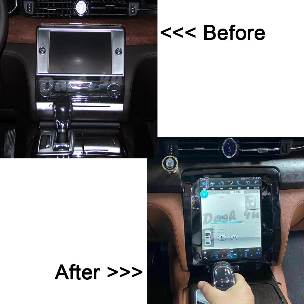 10.4 Android Radio Vertical Screen Car GPS for Maserati Quattroporte 2013-2017