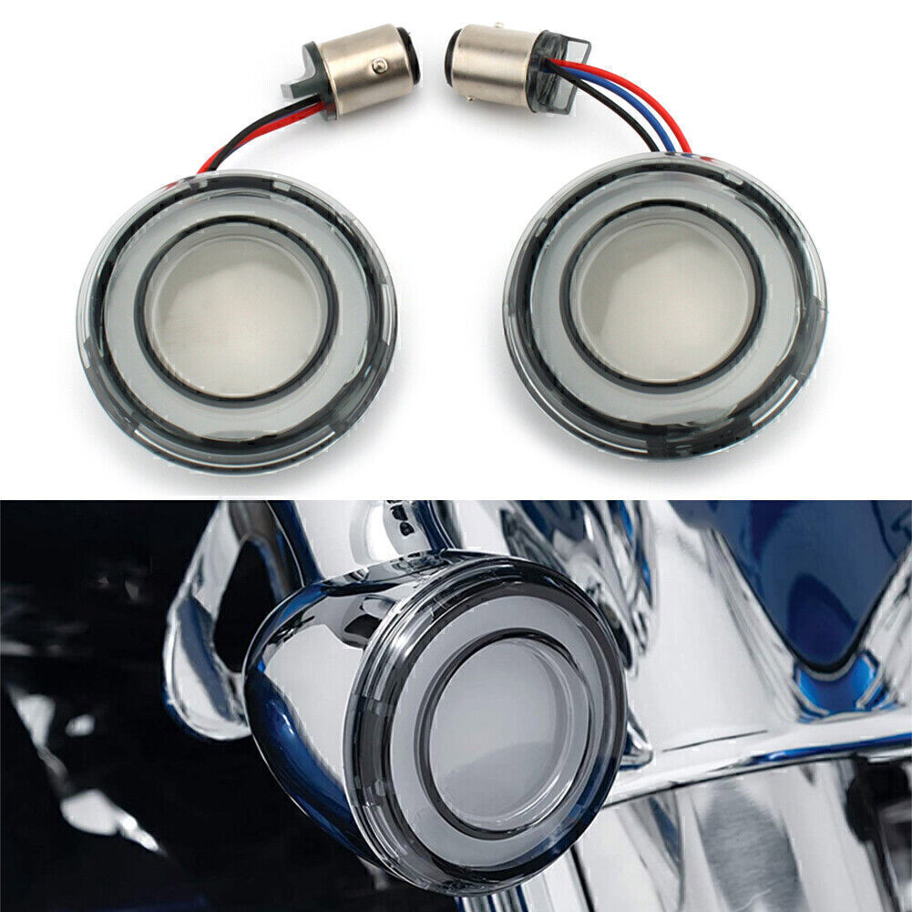 Paar Blinker mit Linse f¨¹r for Harley Road Glide Zubeh?r Ring Tracer