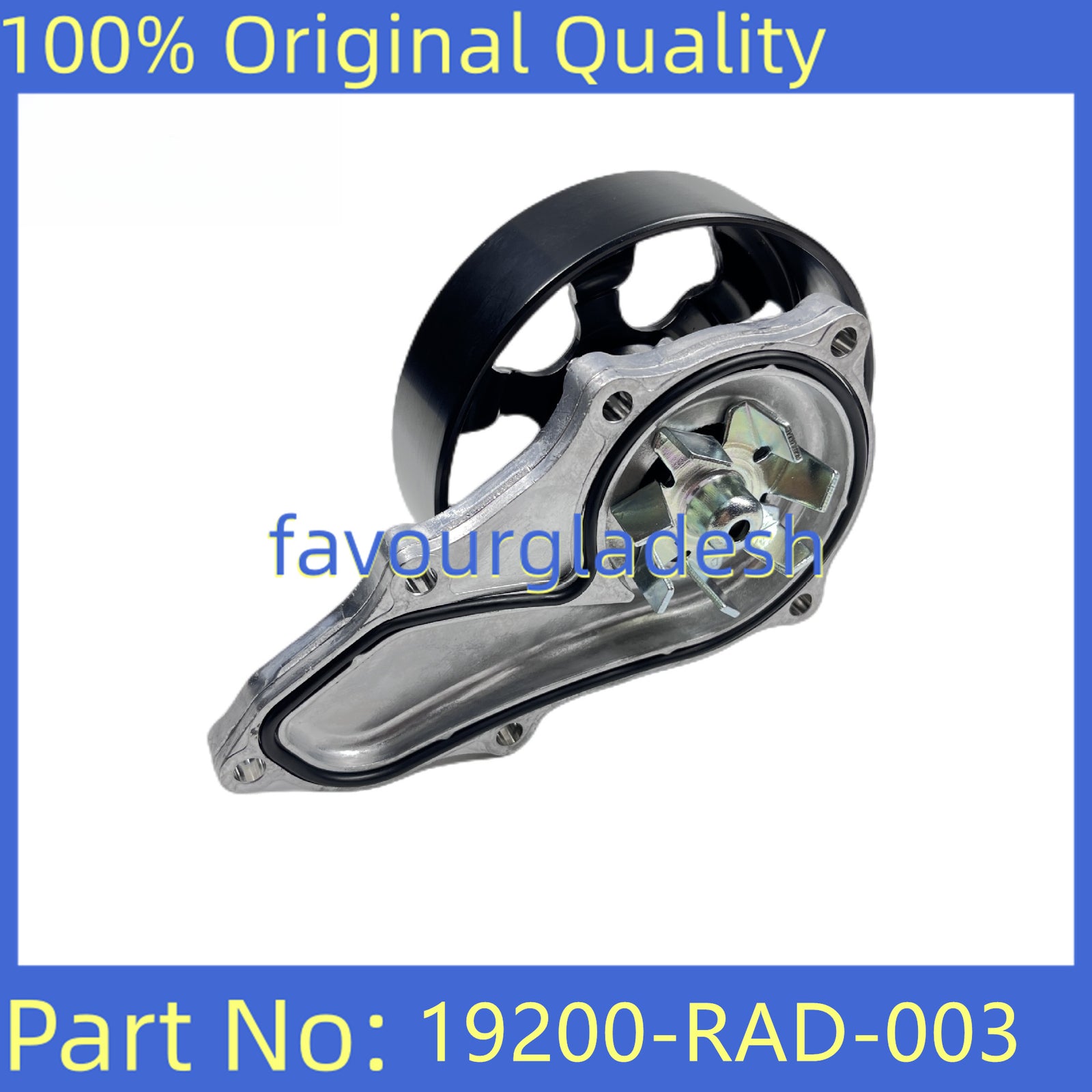 Water Pump for Honda Accord 2003-2007 CR-V 2007-2009 Element 2003-2011 2.4L L4