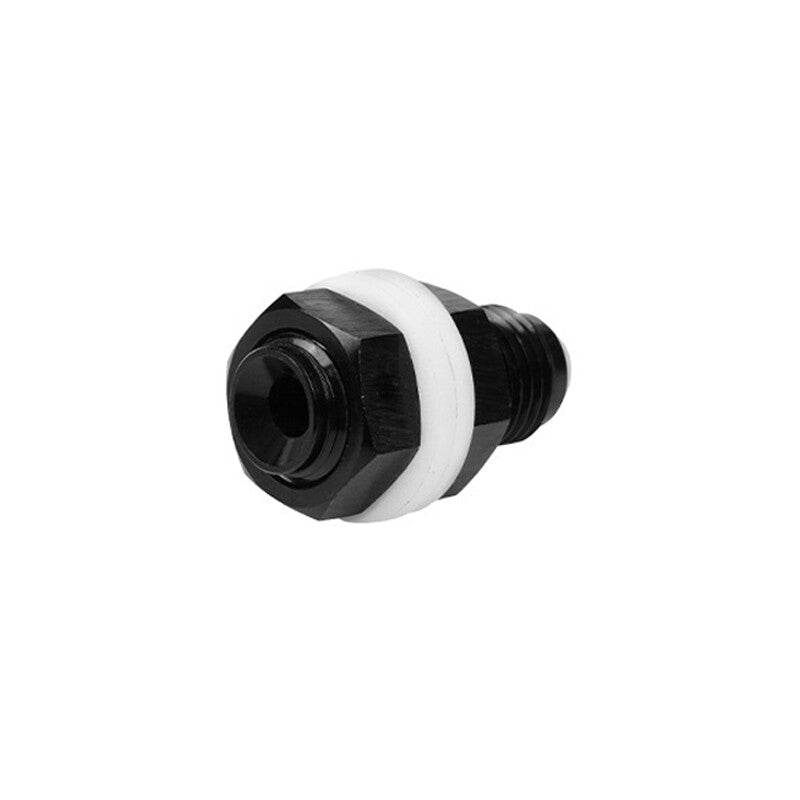 1-piece male connector 6AN bulk head fuel cell accessories adapter aluminum straight-line