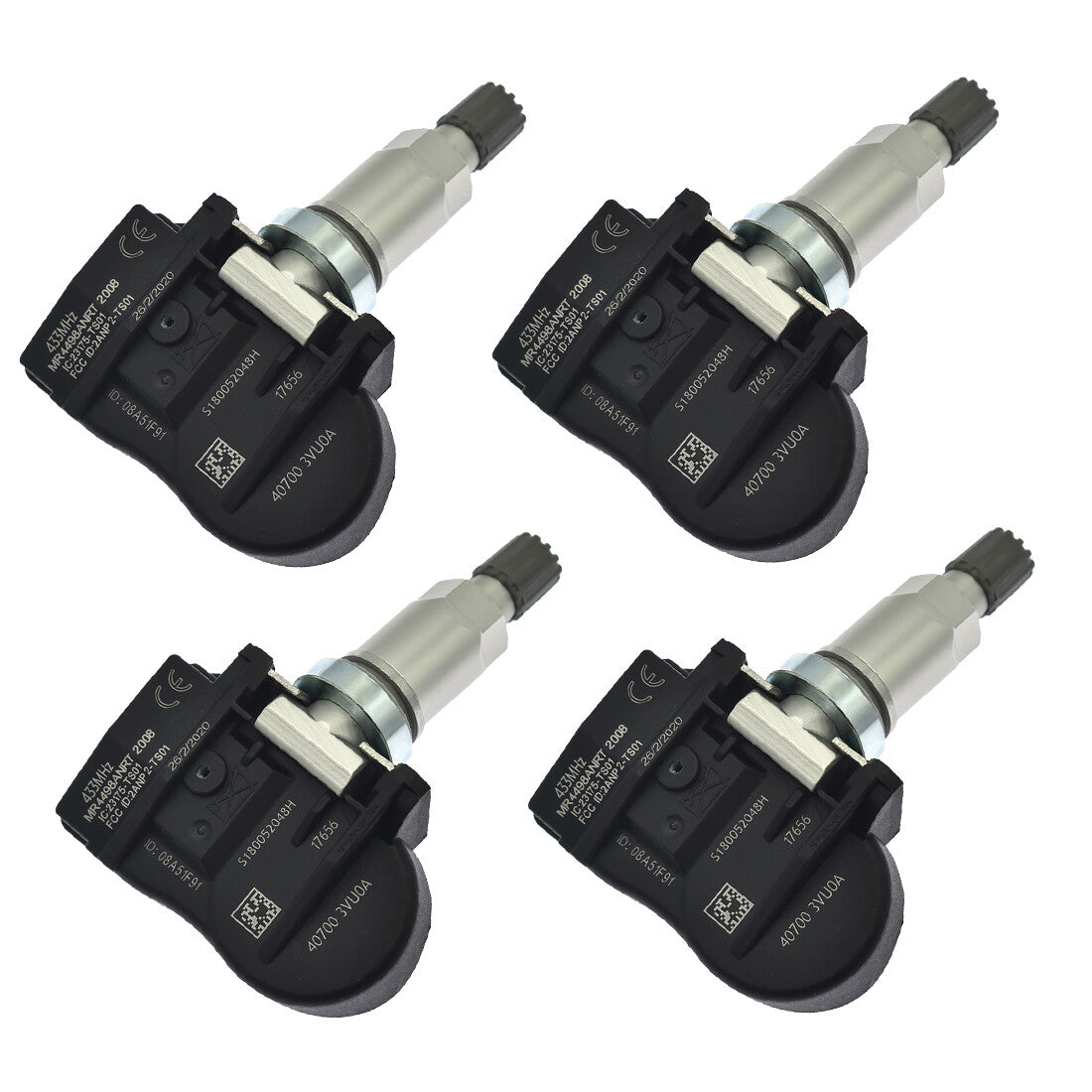 4x Tire Pressure Sensor TPMS 40700-3VU0A For 2014 2015 2016 for Nissan Rogue 433MHz