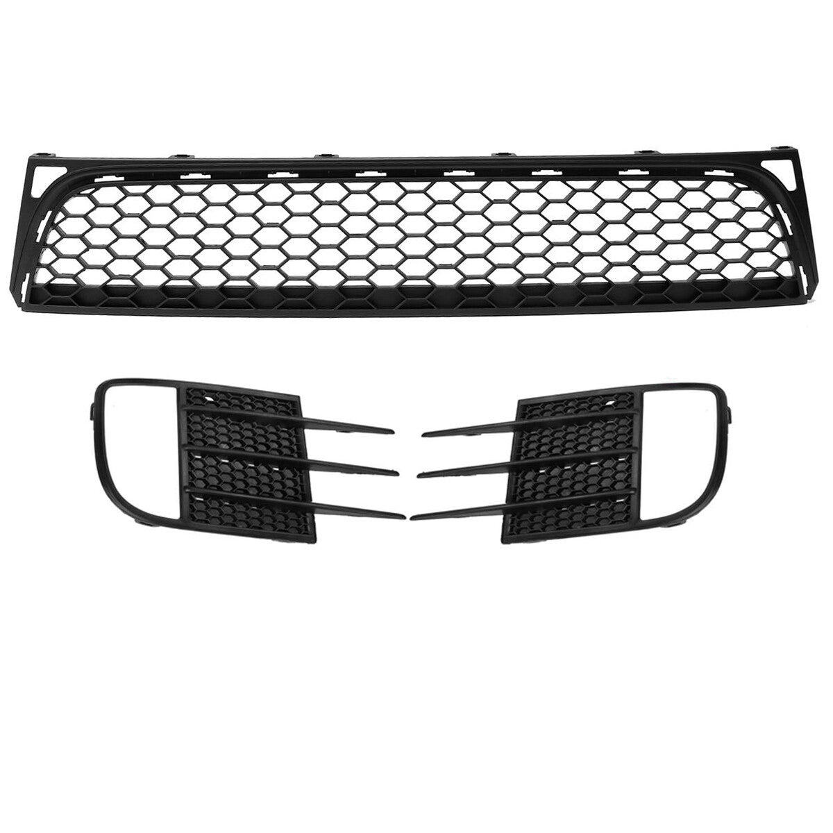 The front lower side mesh honeycomb bumper is suitable for 2009-2013 for Volkswagen for Golf GTI MK6 models.