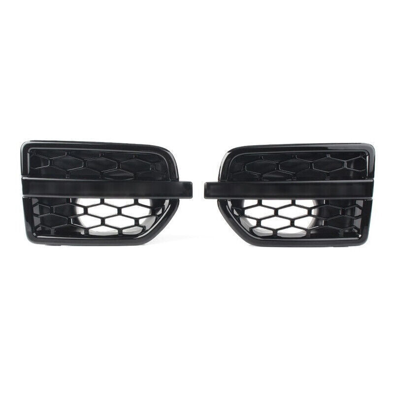 Black front Grille Air Intake Fender Vent Grill Pair for Land Rover LR4 2010-16