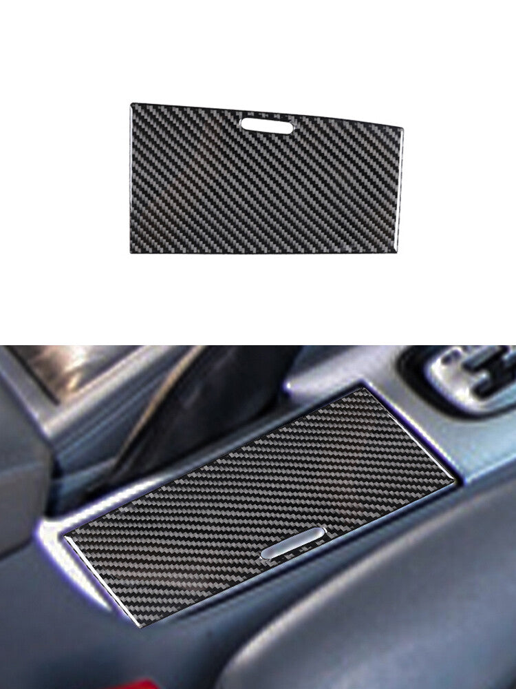Carbon Fiber Center Water Cup Holder Panel Cover Trim for Acura TSX 2003-2008