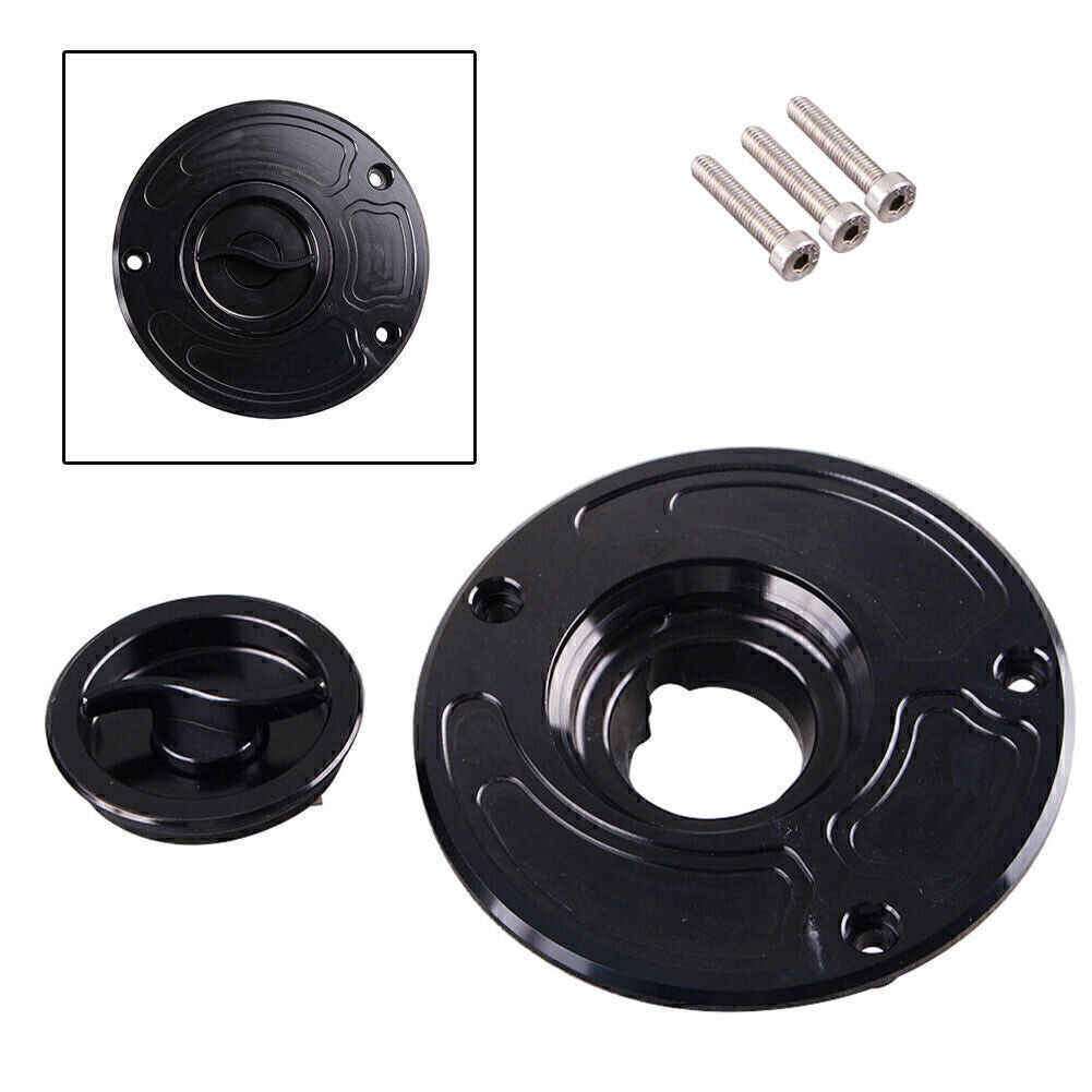 for KAWASAKI ZX6R ZX-6RR ZX-9RE ZX10R ZX14R ZX-9R Tank Fuel Gas Cap keyless CNC