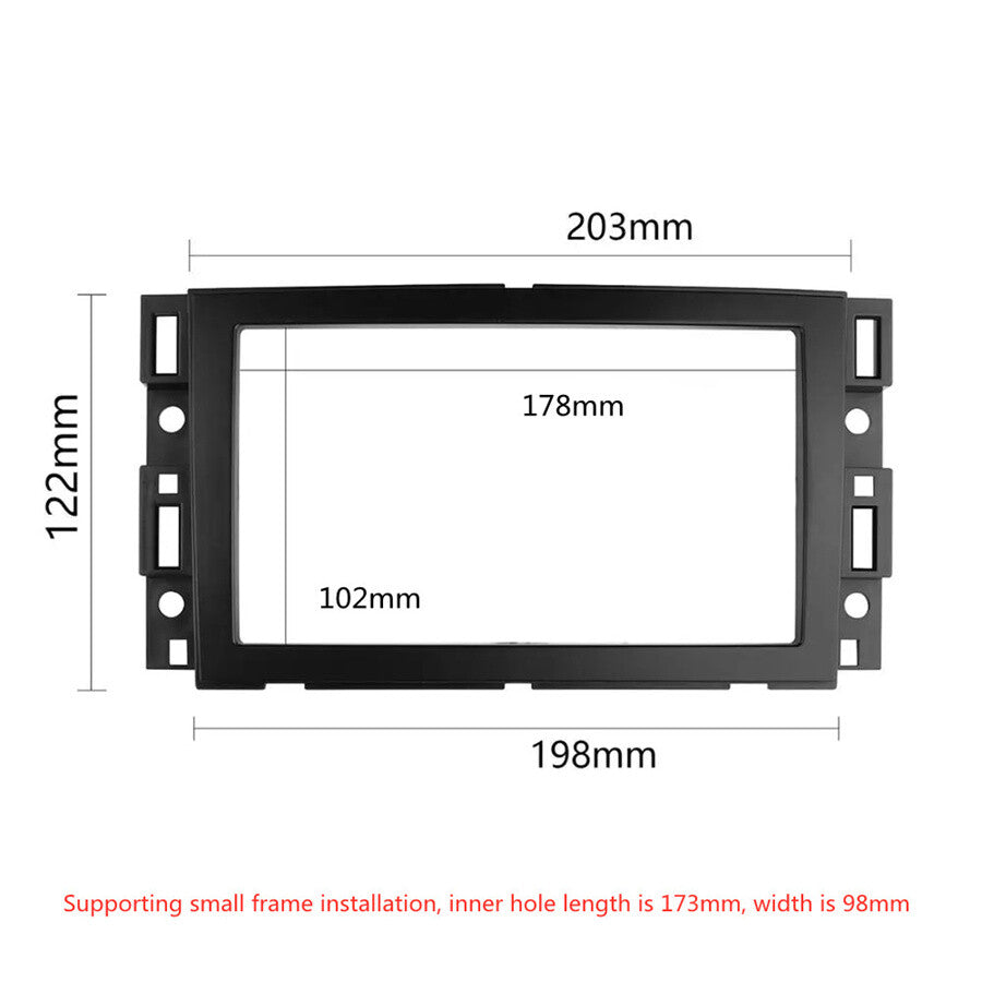 1x Radio Stereo Double Din Dash Kit US Ship for Buick Enclave Lucerne for GMC Acadia