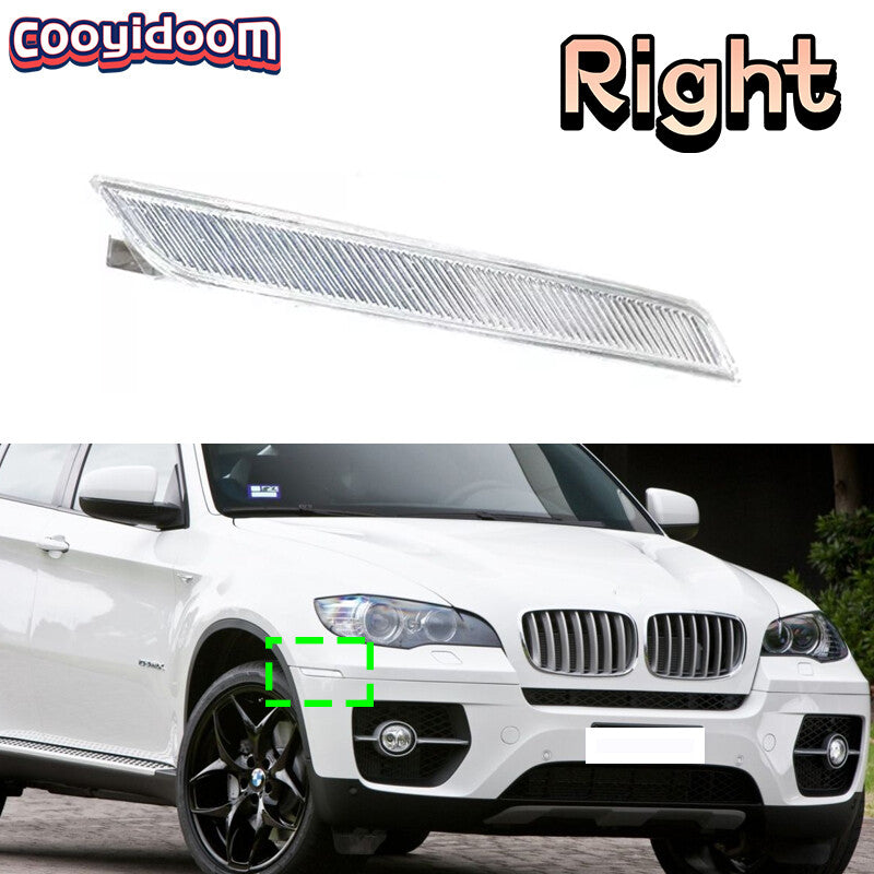 for BMW X6 E71 E72 X5M 2008-2014 Right Front Bumper Side Marker Reflector Lights