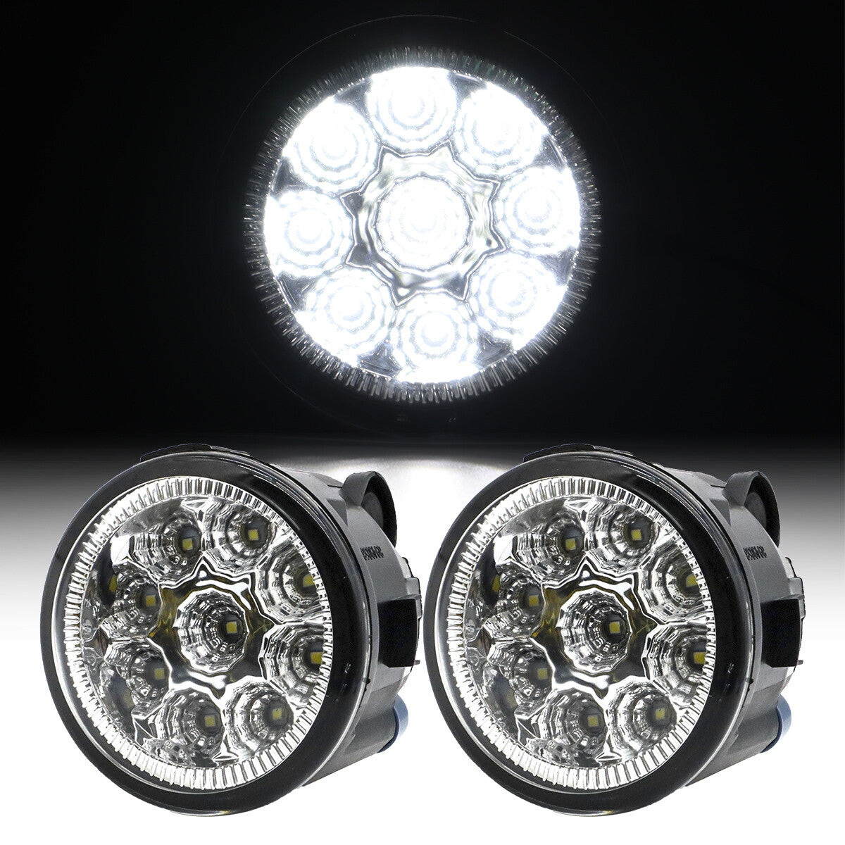 2x White LED Fog Light Lamp for Nissan Quest Versa Note Juke Rogue Tiida Patrol