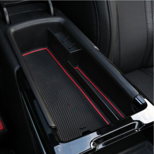 for Kia K5 2021-2023 Black Armrest Storage Box Central Console Glove Tray Cover