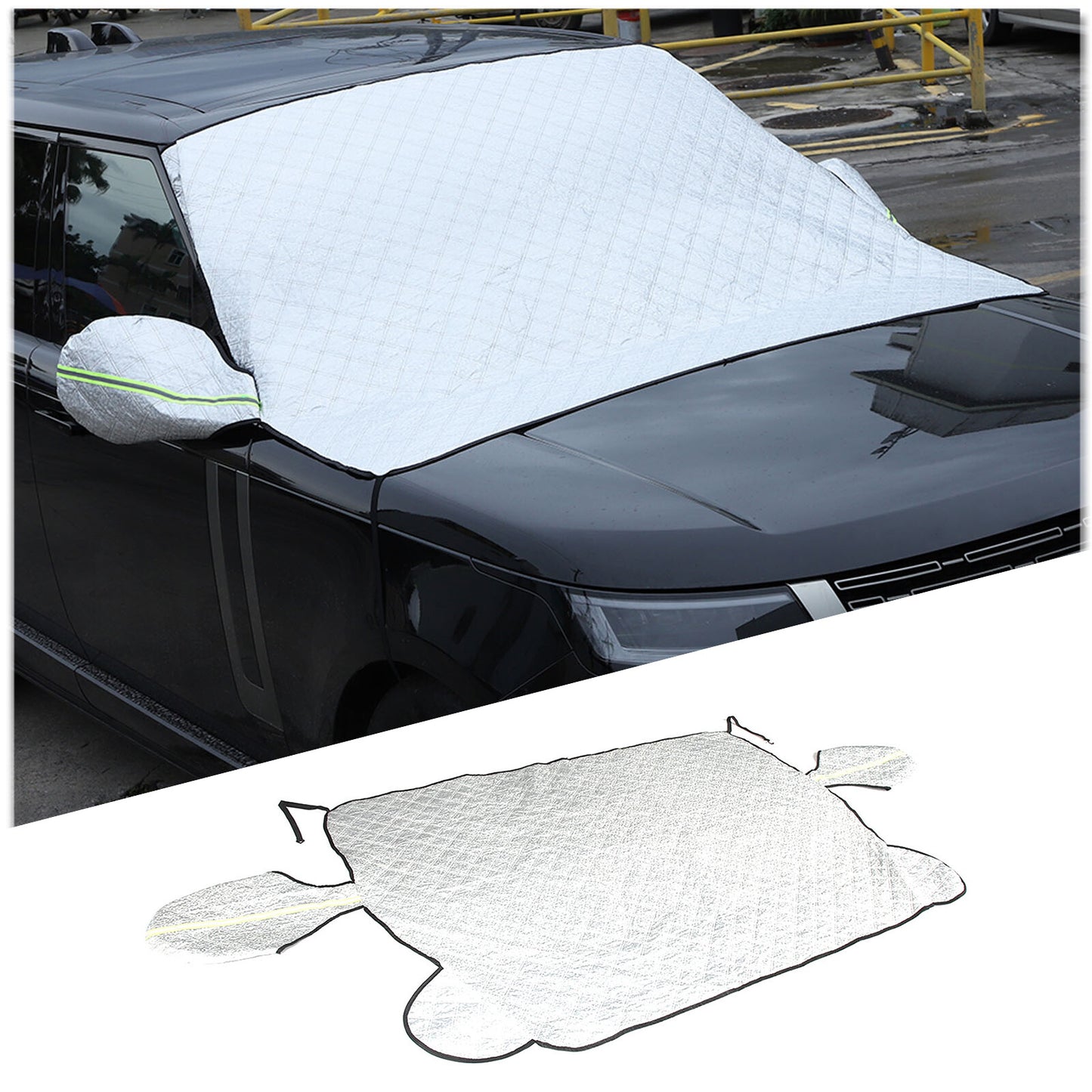 6-Piece Rear Taillight Sunshade and Anti-collision Reflector Kit for Corvette C7 14-19