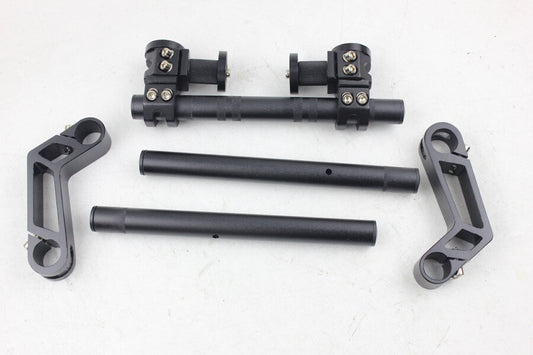 7/8 Black Handlebar Aluminm Adjustable Steering Handle Bar 125cc Scooter Zoomer