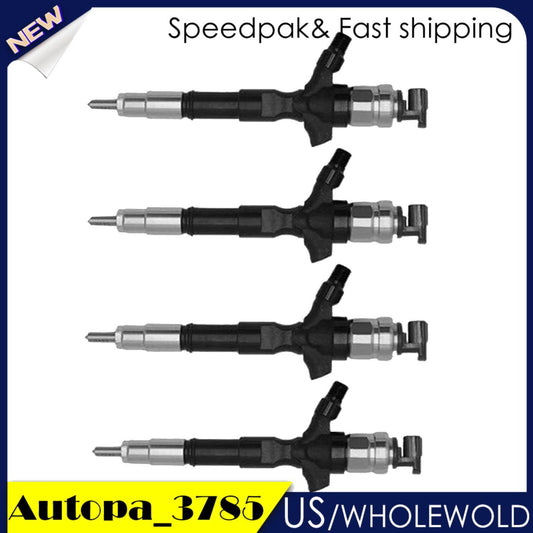 4X Injector 23670-39365 for Toyota Hilux 2.5d 3.0d 2010- 2KD-FTV 1KD-FTV NEW??