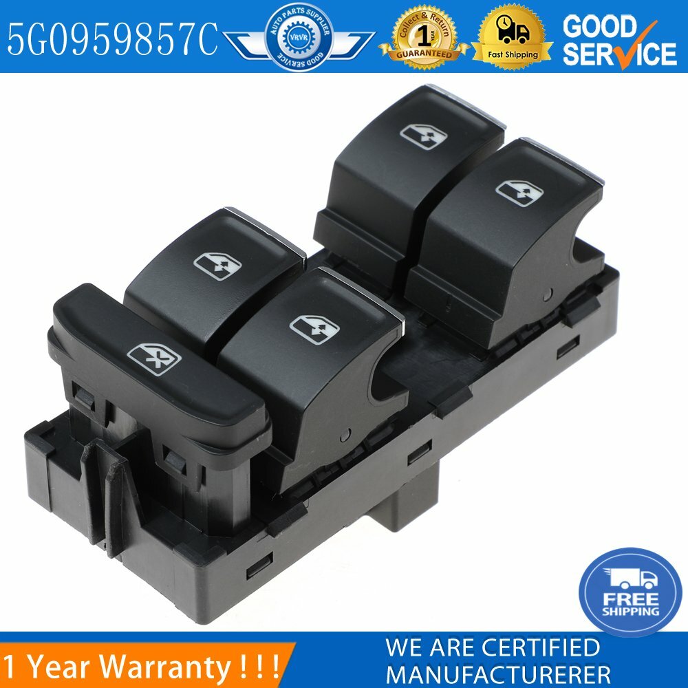 5G0959857C Left Front Power Window Switch for MK7 for VW GTI for Golf 7 for Passat B8