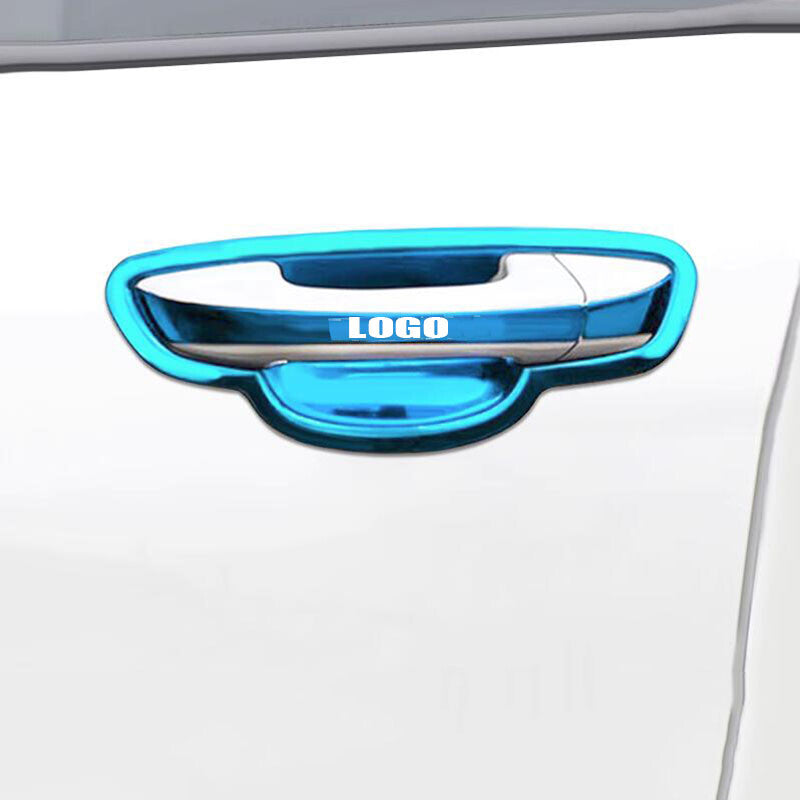 for Volkswagen for Passat 2011-2017 Blue stainless Car Side Door Handle Covers Trim