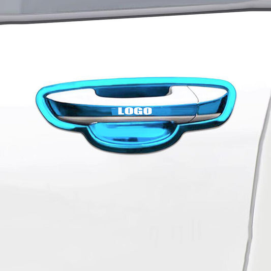 for Volkswagen for Passat 2011-2017 Blue stainless Car Side Door Handle Covers Trim