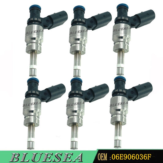 6 06E906036F fuel injectors suitable for Audi for A4 , for A5 , Quattro (08-10), for A6 (10-11), Q5 (09-12).