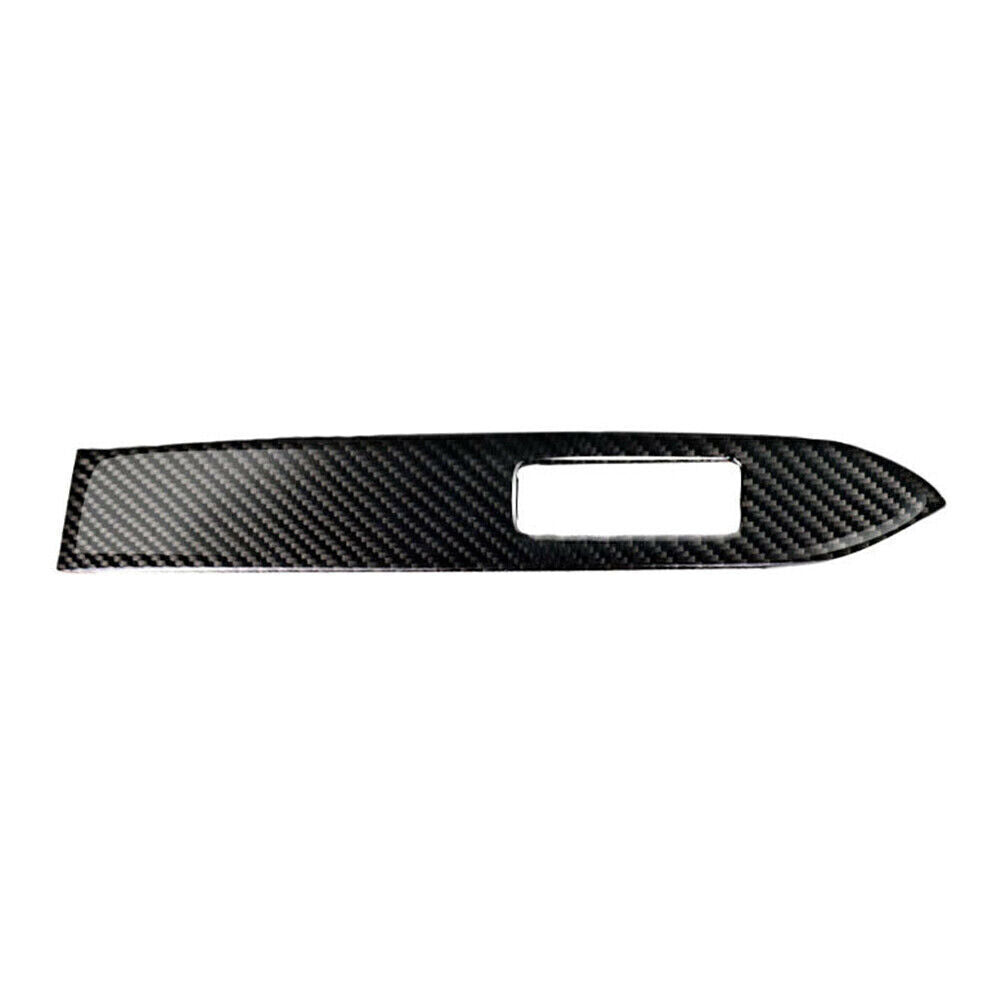 Carbon Fiber Interior Dashboard Panel Cover Trim for Ford for Mustang 2015-2019 2016