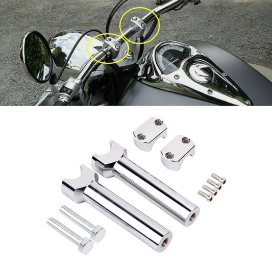 Motorcycle 1 Handlebar Risers Clamps Handle Bar Mount Fit for Harley Universal