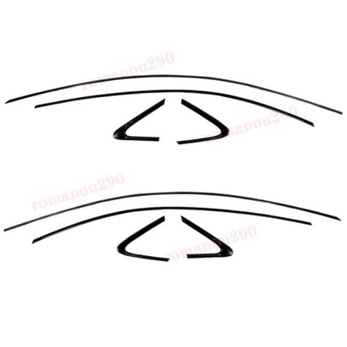for Toyota for Corolla Sedan 2020-2023 Black Chrome Window Frame Strips Cover Trim