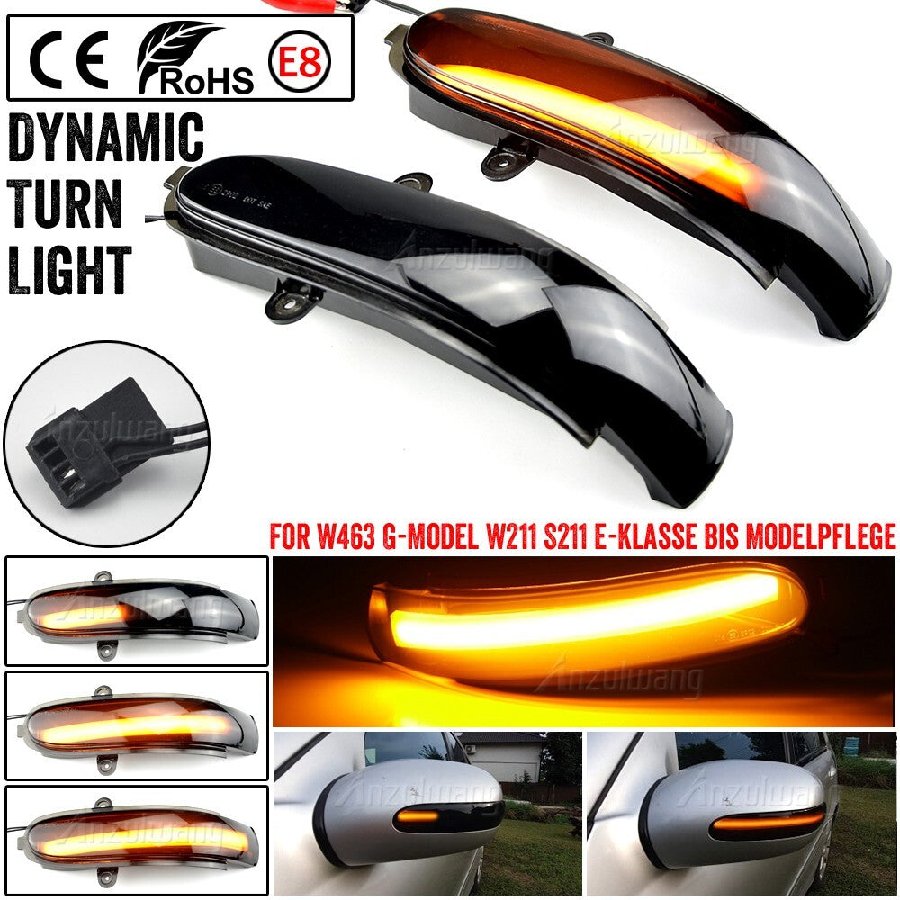 Dynamic Side Turn Signal Light for mercedes-benz W463 W211 S211 E-Klasse bis
