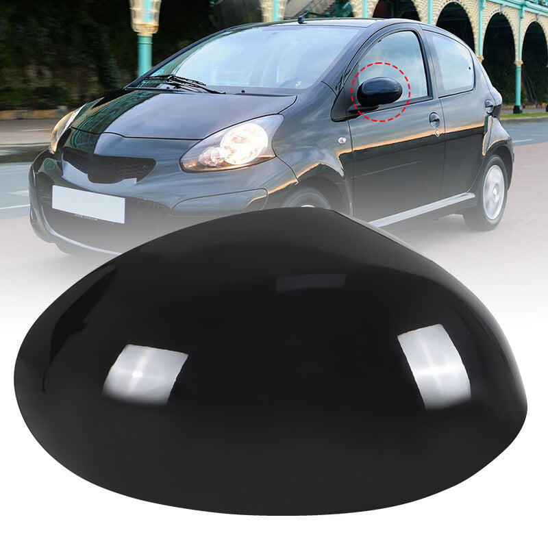 Left Driver Side Mirror Cover Cap Fit for Toyota AYGO 107CC for Citroen C1 2006-2014