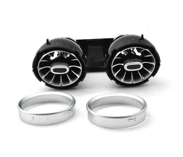2x Rear Turbo air ac vent purifier for Mercedes-Benz E class W213 2016-2021