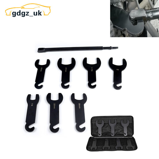 Pneumatic Fan Clutch Wrench Kit Removal Tool 7pcs Kit for Ford /GM/ for Chrysler / for Jeep