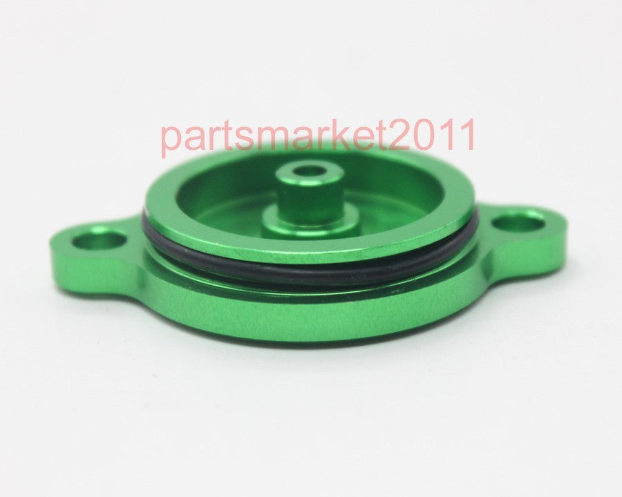 Green CNC Oil Filter Cover Cap for Kawasaki KXF250 KX250F 2005-2016 Bike Enduro