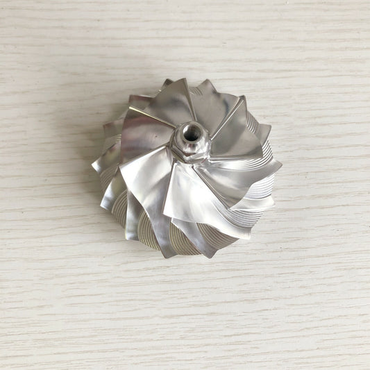 T04E 7+7 Blade 53.87/76.07 mm 448048-0004 Performance Billet Compressor Wheel