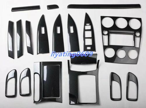 20-piece carbon fiber style interior trim kit for Mazda 6 (2006-2015)